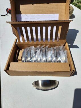 New 20 Satin Nickel Bin Cup Drawer Pulls Kitchen Hardware Everbilt 20 PACK SET 3